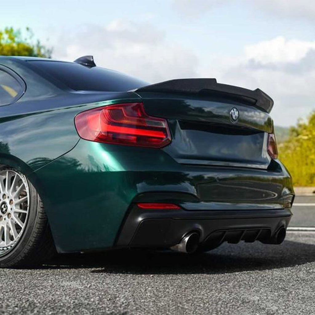 MHC+ BMW F87 M2 & F22 2 Series Pre Preg Carbon Fibre Ducktail Rear Spoiler