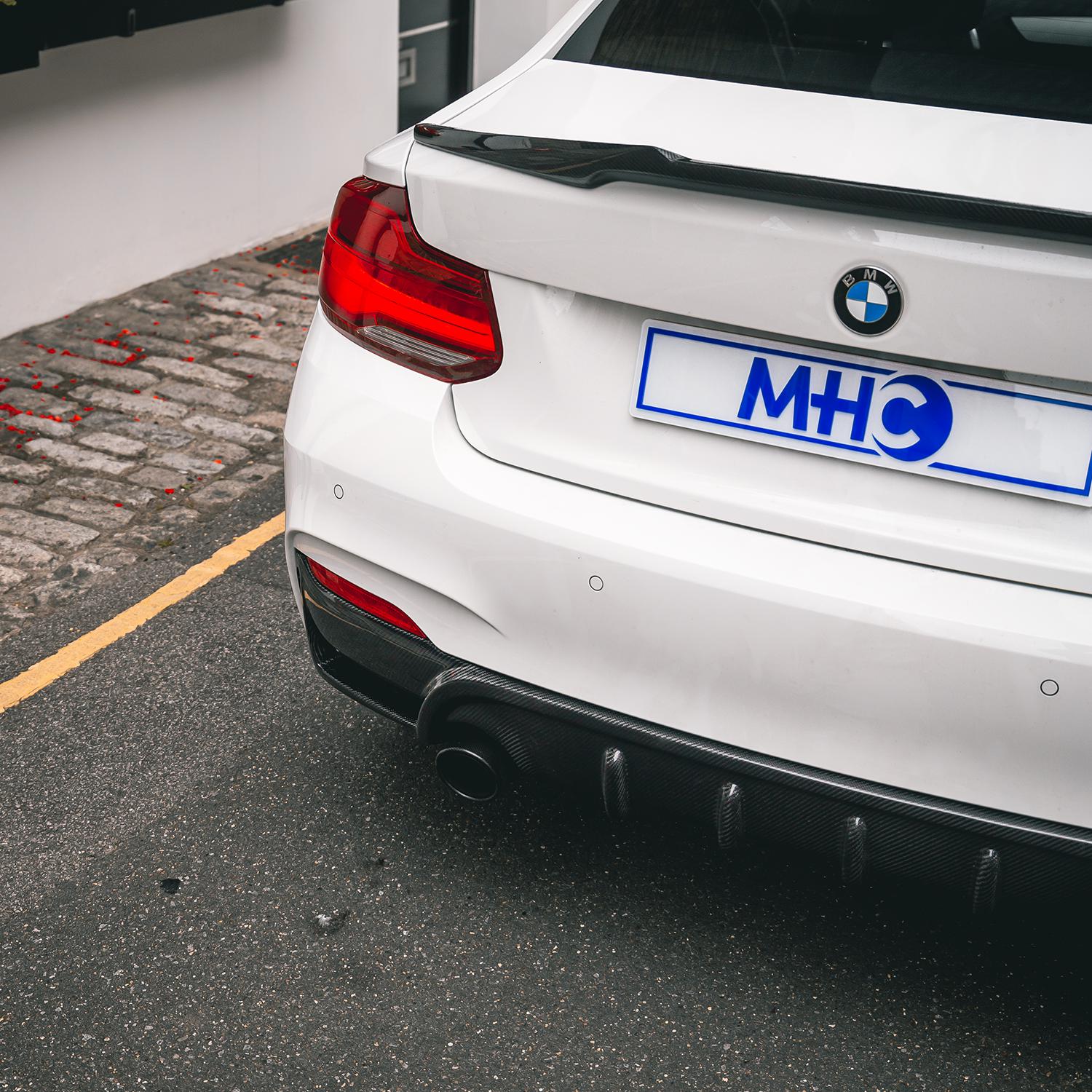 MHC+ BMW F87 M2 & F22 2 Series Pre Preg Carbon Fibre M4 Style Rear Spoiler