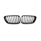 MHC Black BMW F87 M2 N55 & F22/F23 2 Series Gloss Black Single Slat Front Grilles