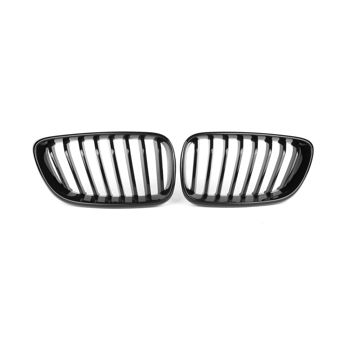 MHC Black BMW F87 M2 N55 & F22/F23 2 Series Gloss Black Single Slat Front Grilles
