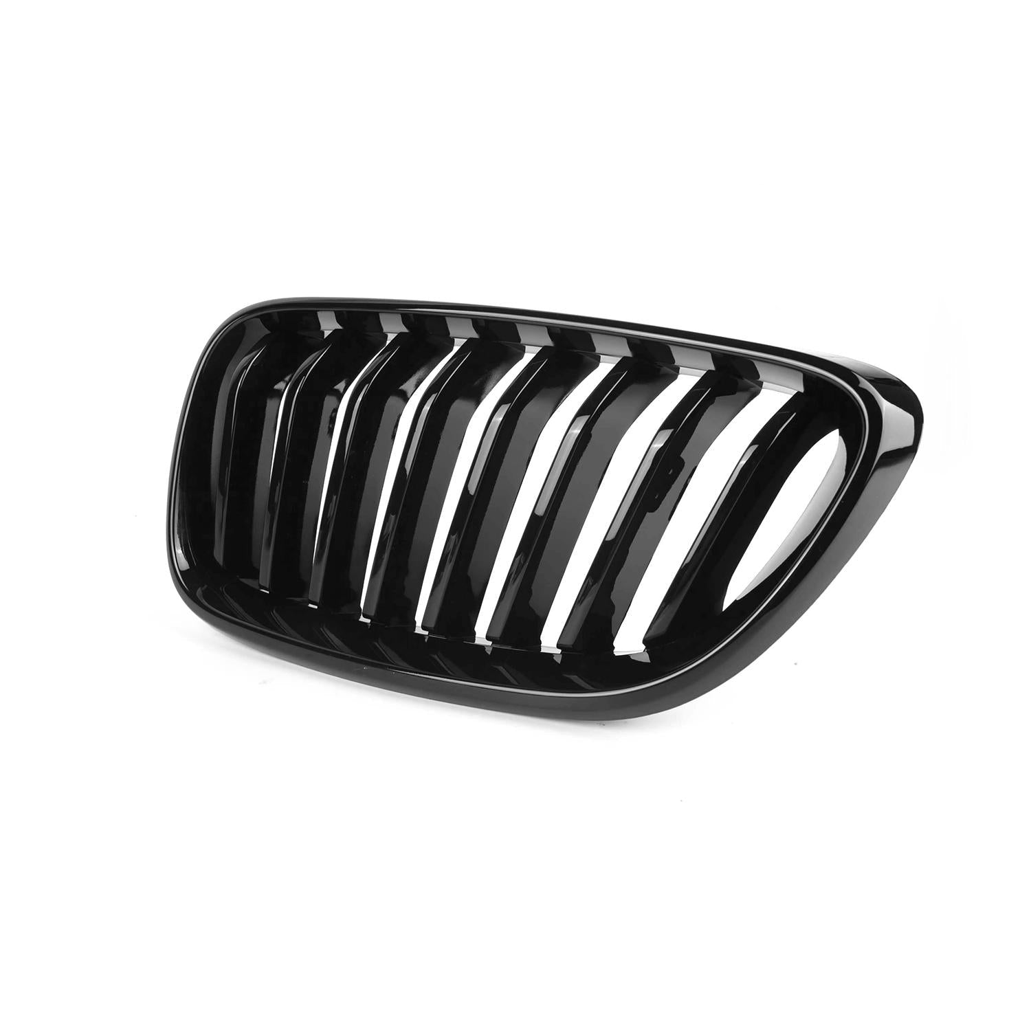 MHC Black BMW F87 M2 N55 & F22/F23 2 Series Gloss Black Single Slat Front Grilles