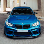 MHC+ BMW F87 M2 N55 Pre Preg Carbon Fibre GT Style Front Splitter