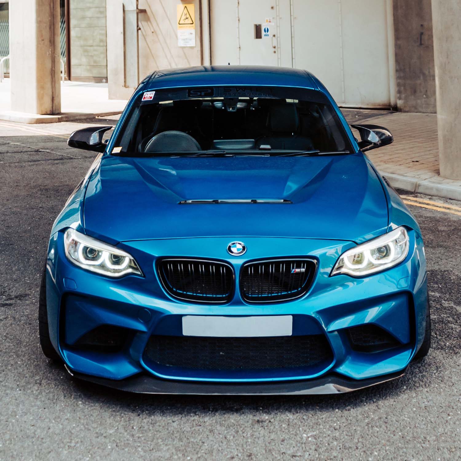 MHC+ BMW F87 M2 N55 Pre Preg Carbon Fibre GT Style Front Splitter