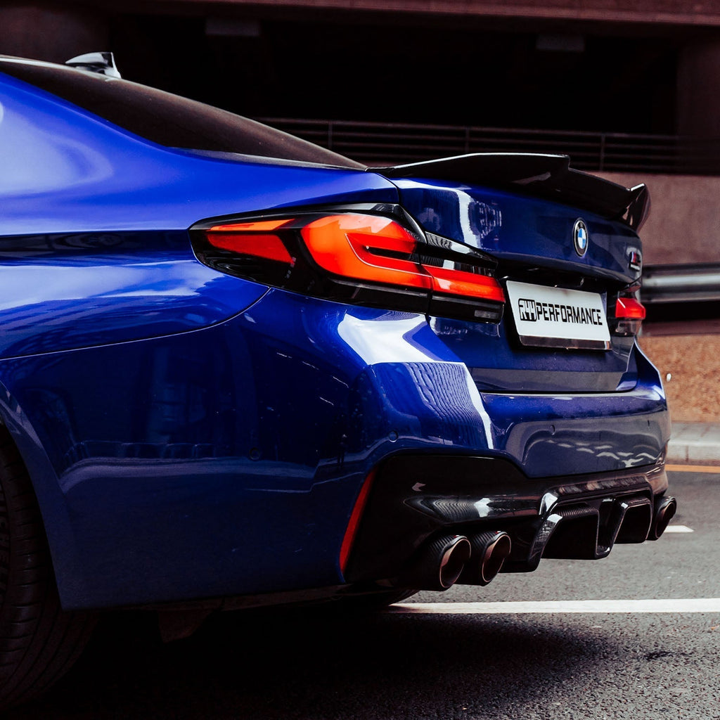 MHC+ BMW F90 M5 & G30 5 Series Pre Preg Carbon Fibre Ducktail Style Rear Spoiler