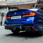 MHC+ BMW F90 M5 LCI Pre Preg Carbon Fibre CS Style Rear Diffuser