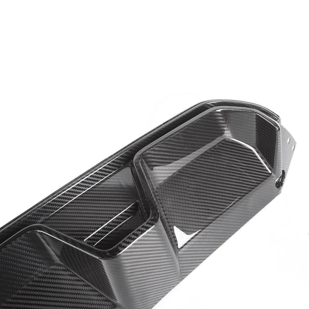 MHC+ BMW F90 M5 LCI Pre Preg Carbon Fibre CS Style Rear Diffuser