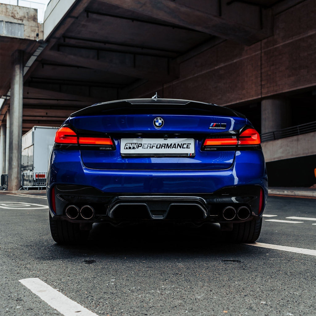MHC+ BMW F90 M5 LCI Pre Preg Carbon Fibre CS Style Rear Diffuser