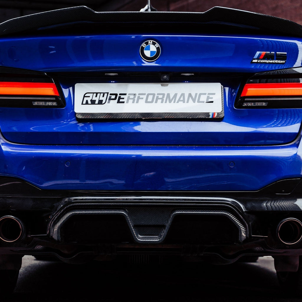 MHC+ BMW F90 M5 LCI Pre Preg Carbon Fibre CS Style Rear Diffuser