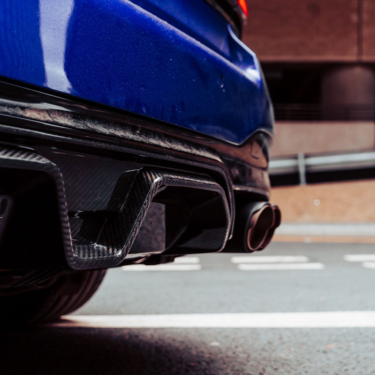 MHC+ BMW F90 M5 LCI Pre Preg Carbon Fibre CS Style Rear Diffuser