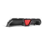 MHC+ BMW F90 M5 LCI Pre Preg Carbon Fibre CS Style Rear Diffuser With LED