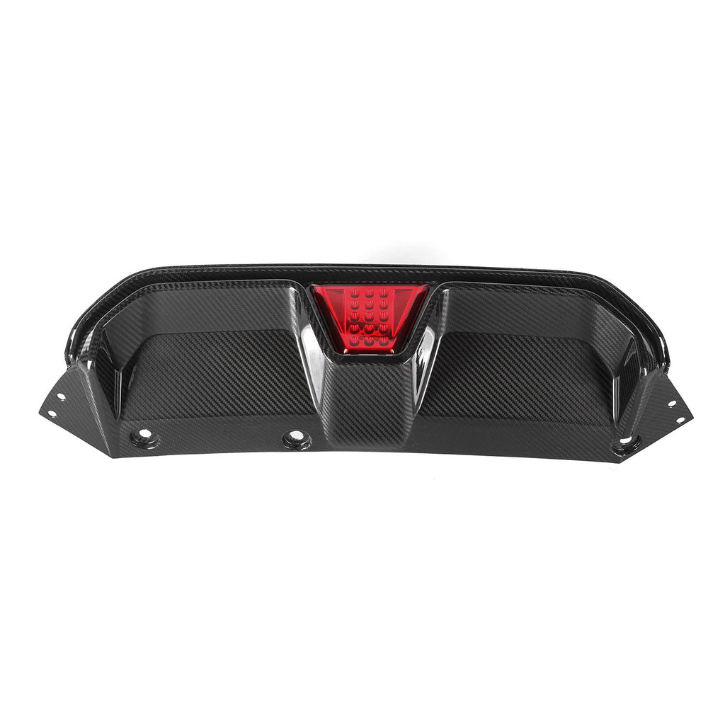 MHC+ BMW F90 M5 LCI Pre Preg Carbon Fibre CS Style Rear Diffuser With LED