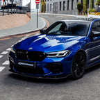 MHC+ BMW F90 M5 LCI Pre Preg Carbon Fibre Low Line Front Splitter