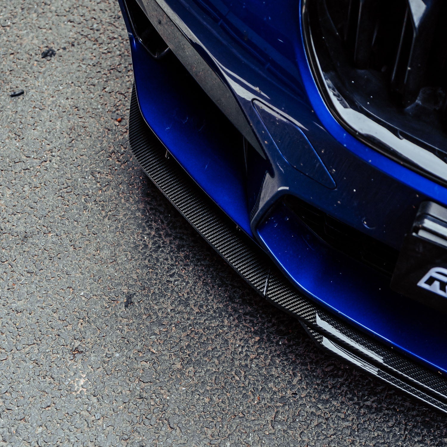 MHC+ BMW F90 M5 LCI Pre Preg Carbon Fibre Low Line Front Splitter