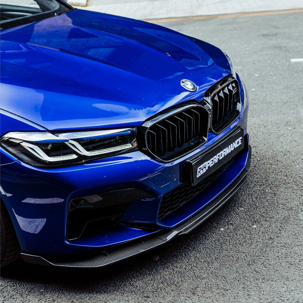 MHC+ BMW F90 M5 LCI Pre Preg Carbon Fibre Low Line Front Splitter