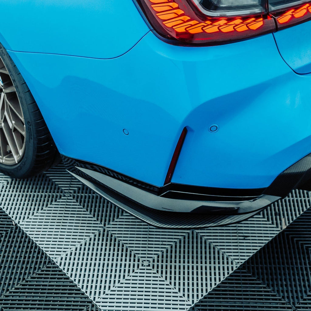 MHC+ BMW G80 & G81 M3 SS1 Pre Preg Carbon Fibre Rear Side Splitters