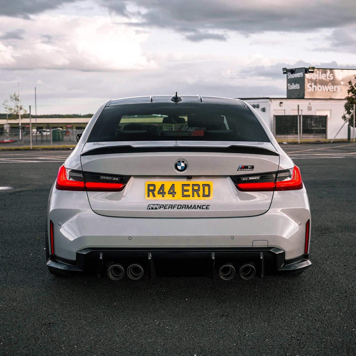 MHC+ BMW G80 M3 Pre Preg Carbon Fibre CS Style Rear Spoiler
