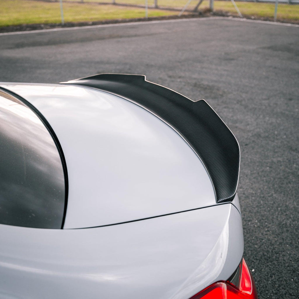 MHC+ BMW G80 M3 Pre Preg Carbon Fibre Ducktail Style Rear Spoiler