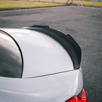 MHC+ BMW G80 M3 Pre Preg Carbon Fibre Ducktail Style Rear Spoiler