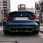 MHC+ BMW G80 M3 Pre Preg Carbon Fibre Ducktail Style Rear Spoiler