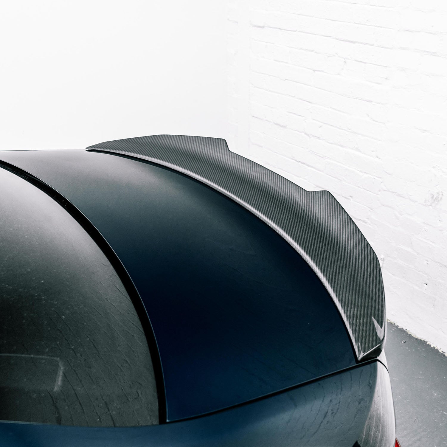 MHC+ BMW G80 M3 Pre Preg Carbon Fibre Ducktail Style Rear Spoiler