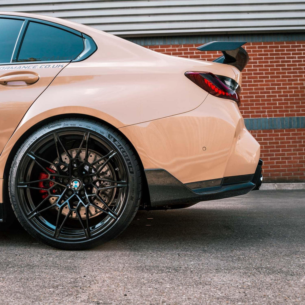 MHC+ BMW G80 M3 Pre Preg Carbon Fibre Performance Style Rear Side Winglets