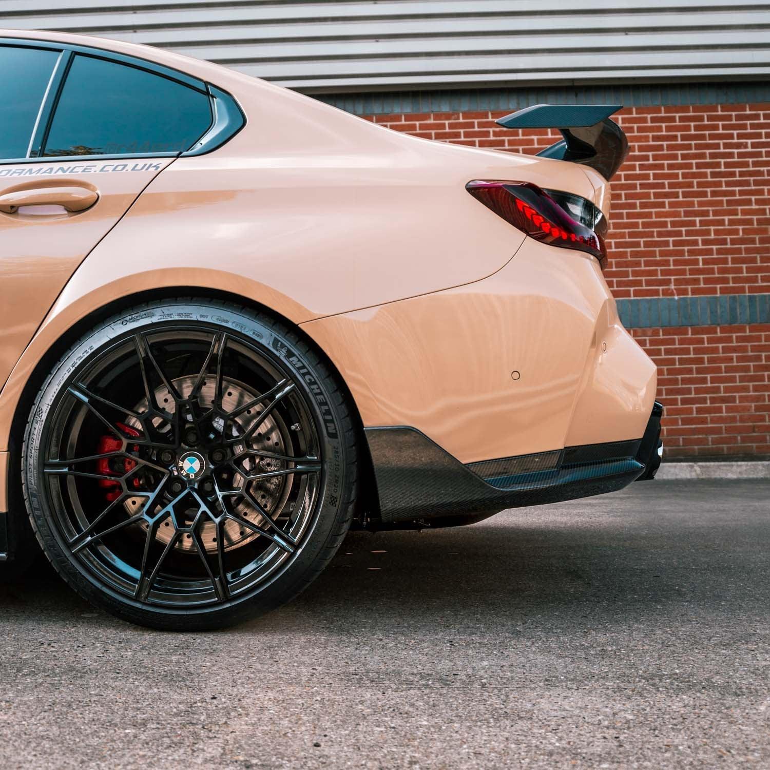 MHC+ BMW G80 M3 Pre Preg Carbon Fibre Performance Style Rear Side Winglets