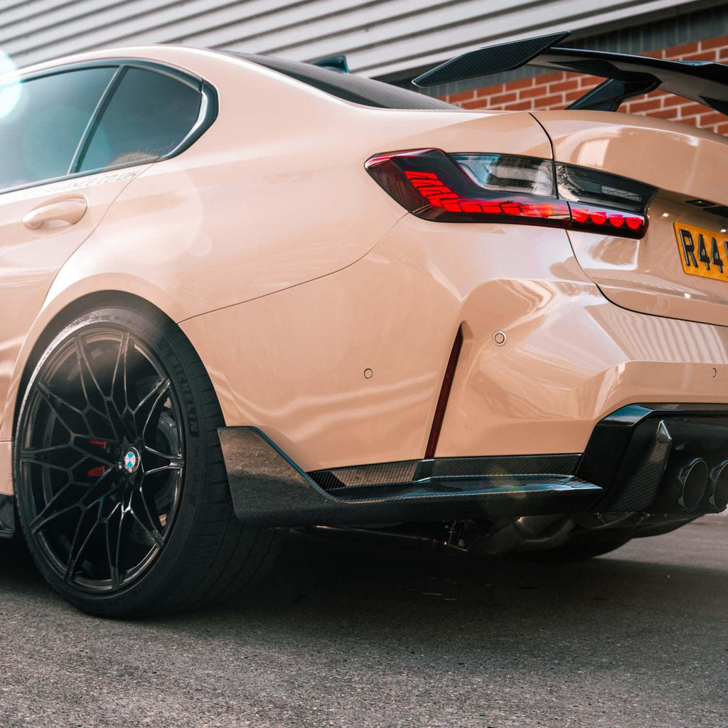 MHC+ BMW G80 M3 Pre Preg Carbon Fibre Performance Style Rear Side Winglets