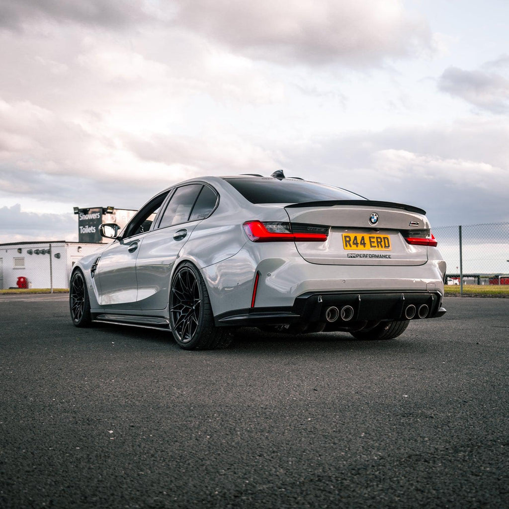 MHC+ BMW G80 M3 Pre Preg Carbon Fibre Performance Style Rear Spoiler