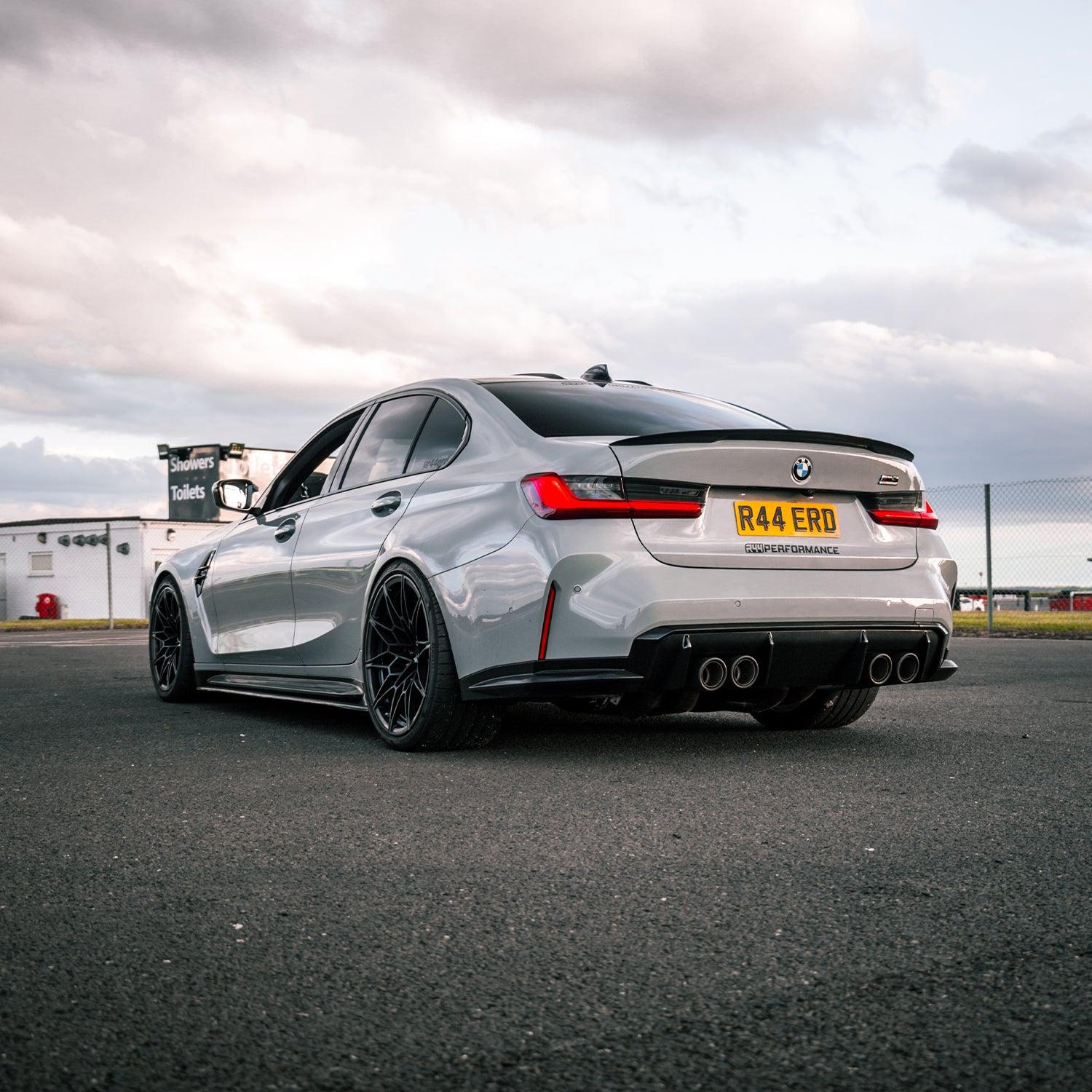 MHC+ BMW G80 M3 Pre Preg Carbon Fibre Performance Style Rear Spoiler