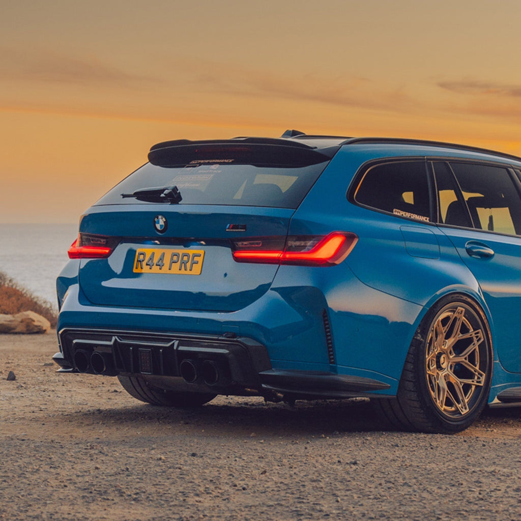 MHC+ BMW G80/G81 M3 & G82/G83 M4 DF1 Pre Preg Carbon Fibre LED Rear Diffuser
