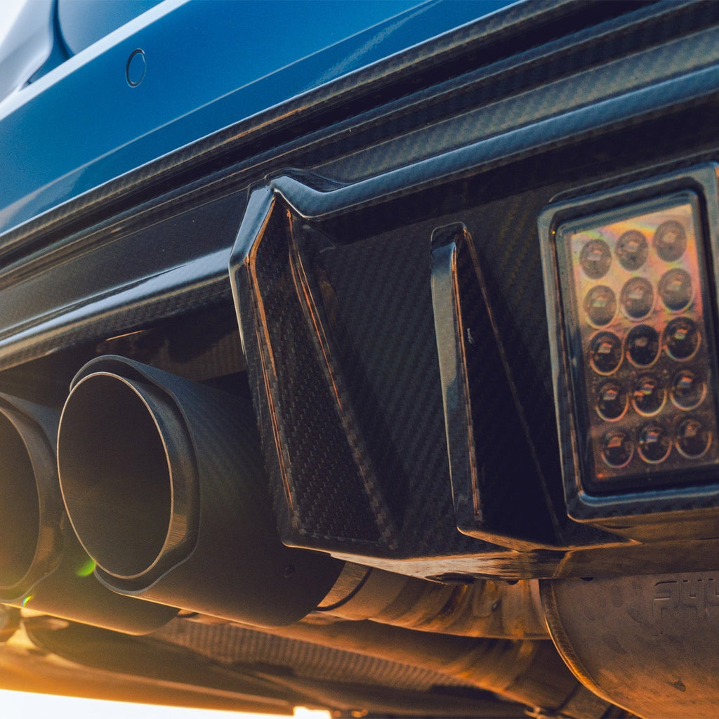 MHC+ BMW G80/G81 M3 & G82/G83 M4 DF1 Pre Preg Carbon Fibre LED Rear Diffuser