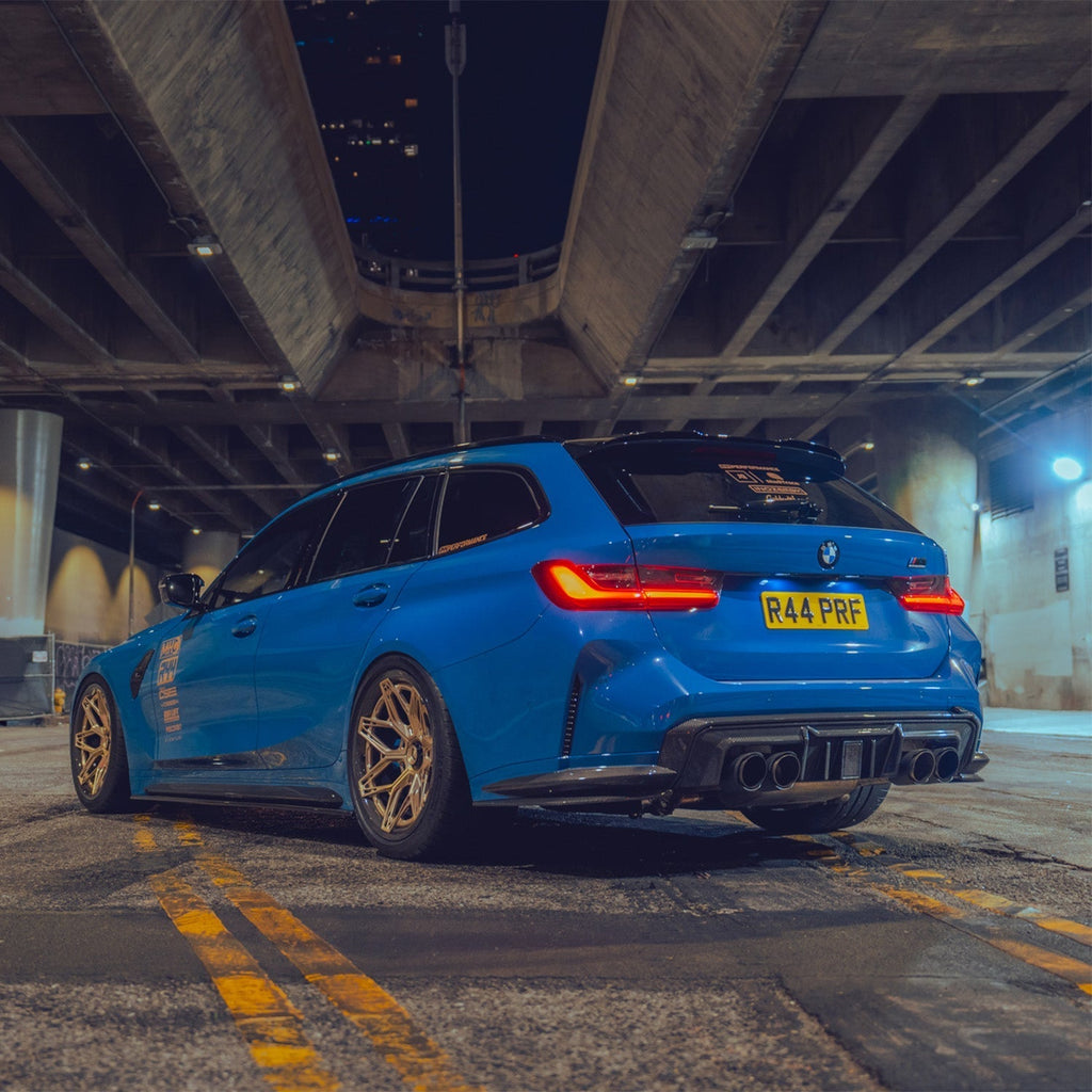 MHC+ BMW G80/G81 M3 & G82/G83 M4 DF1 Pre Preg Carbon Fibre LED Rear Diffuser