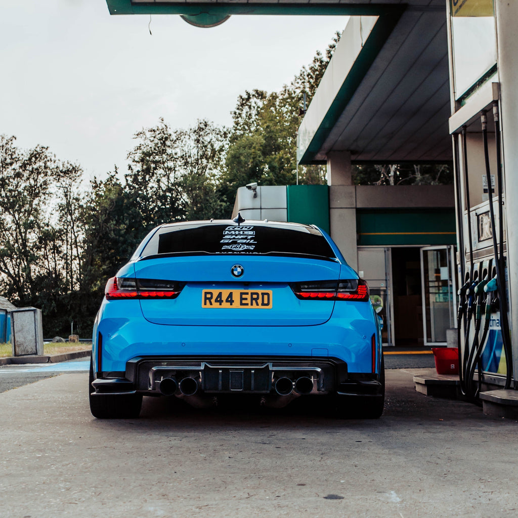 MHC+ BMW G80/G81 M3 & G82/G83 M4 DF1 Pre Preg Carbon Fibre LED Rear Diffuser