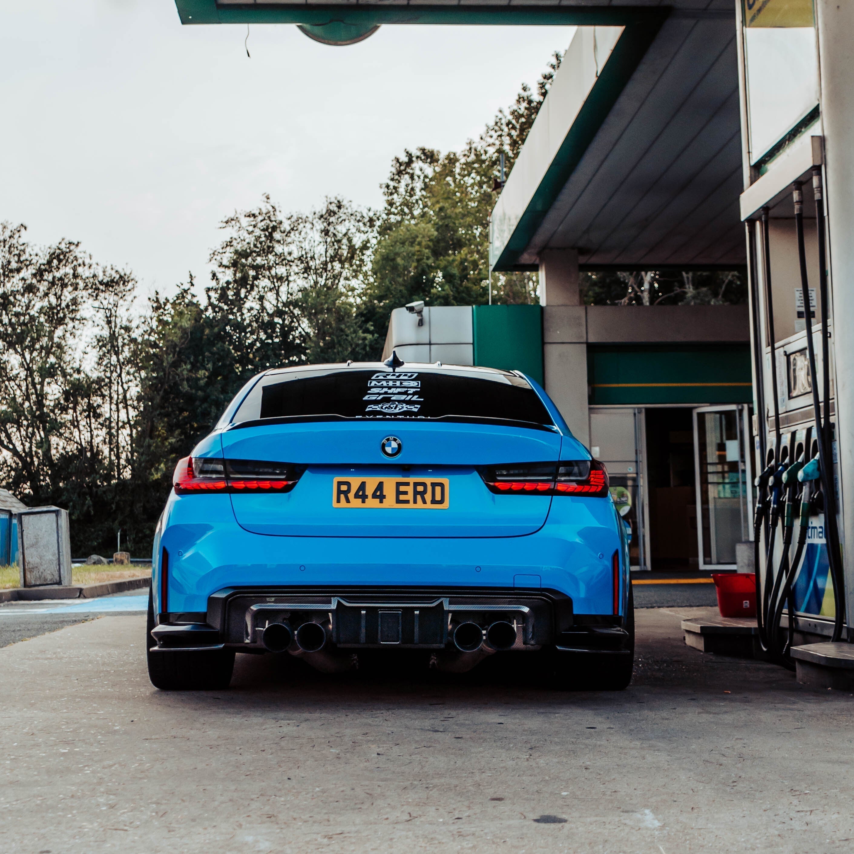MHC+ BMW G80/G81 M3 & G82/G83 M4 DF1 Pre Preg Carbon Fibre LED Rear Diffuser