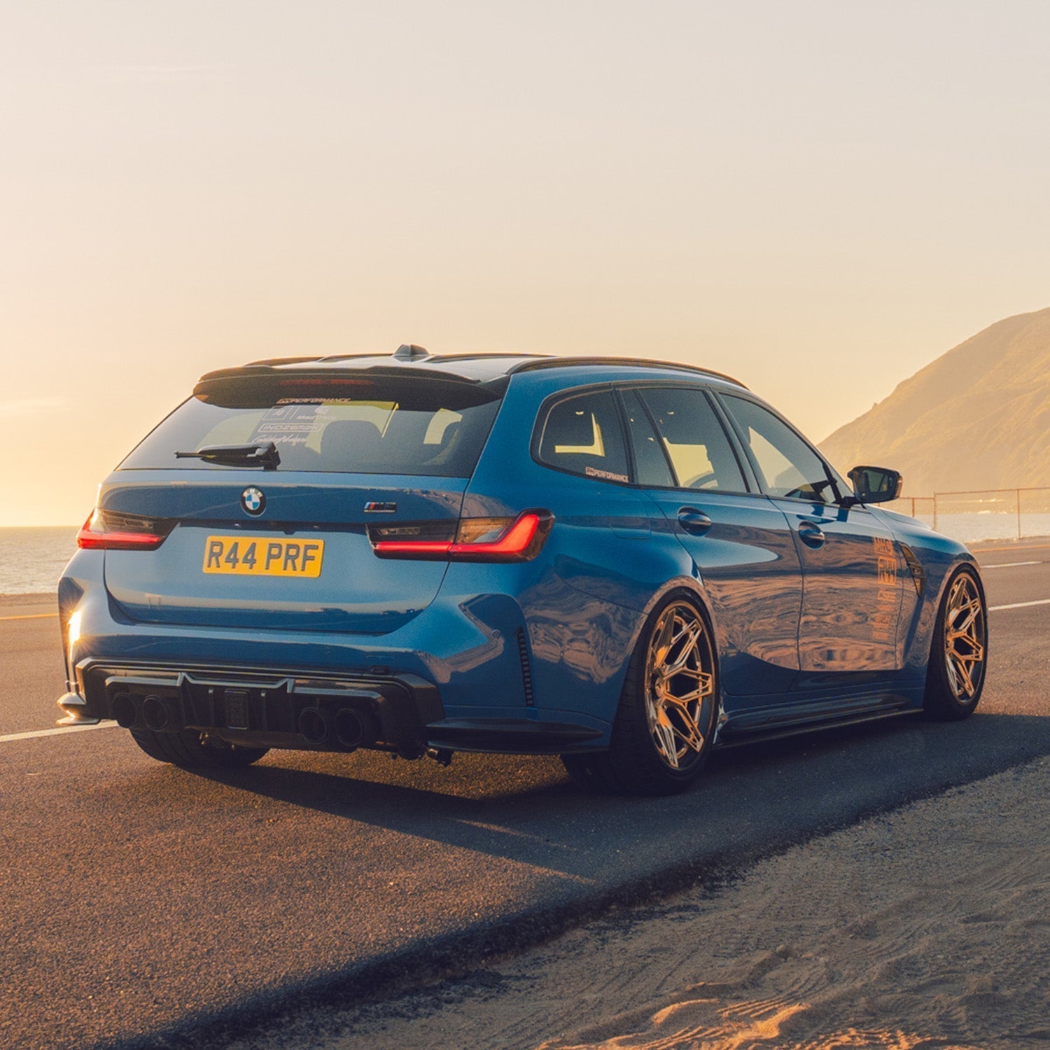 MHC+ BMW G80/G81 M3 & G82/G83 M4 DF1 Pre Preg Carbon Fibre LED Rear Diffuser