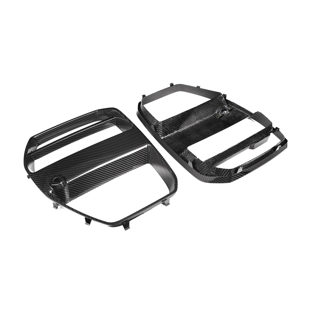 MHC+ BMW G80/G81 M3 & G82/G83 M4 Pre Preg Carbon Fibre GT Style Front Grille With ACC