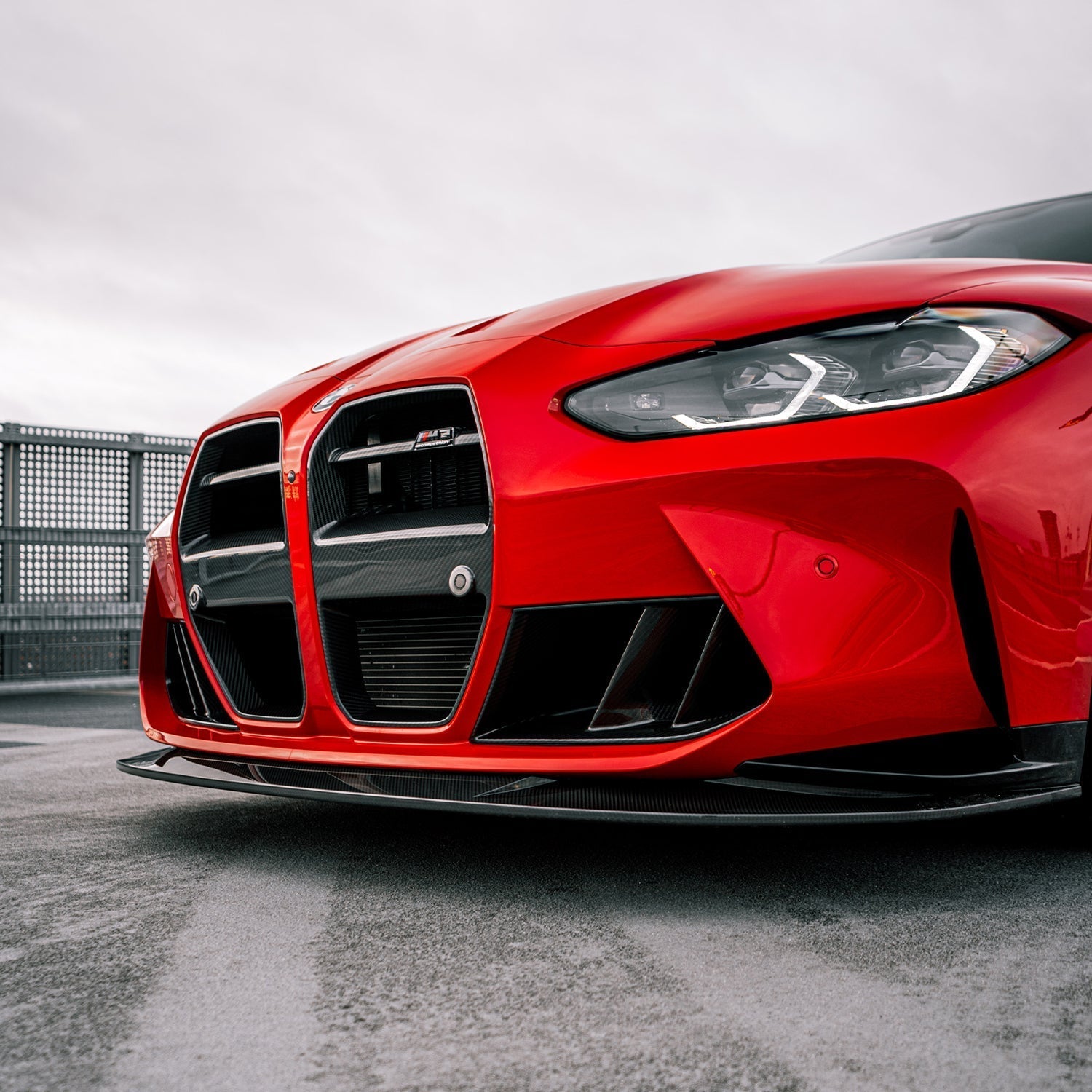 MHC+ BMW G80/G81 M3 & G82/G83 M4 Pre Preg Carbon Fibre GT Style Front Grille With ACC