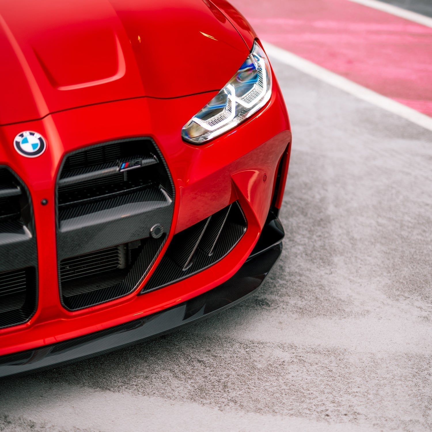 MHC+ BMW G80/G81 M3 & G82/G83 M4 Pre Preg Carbon Fibre GT Style Front Grille With ACC