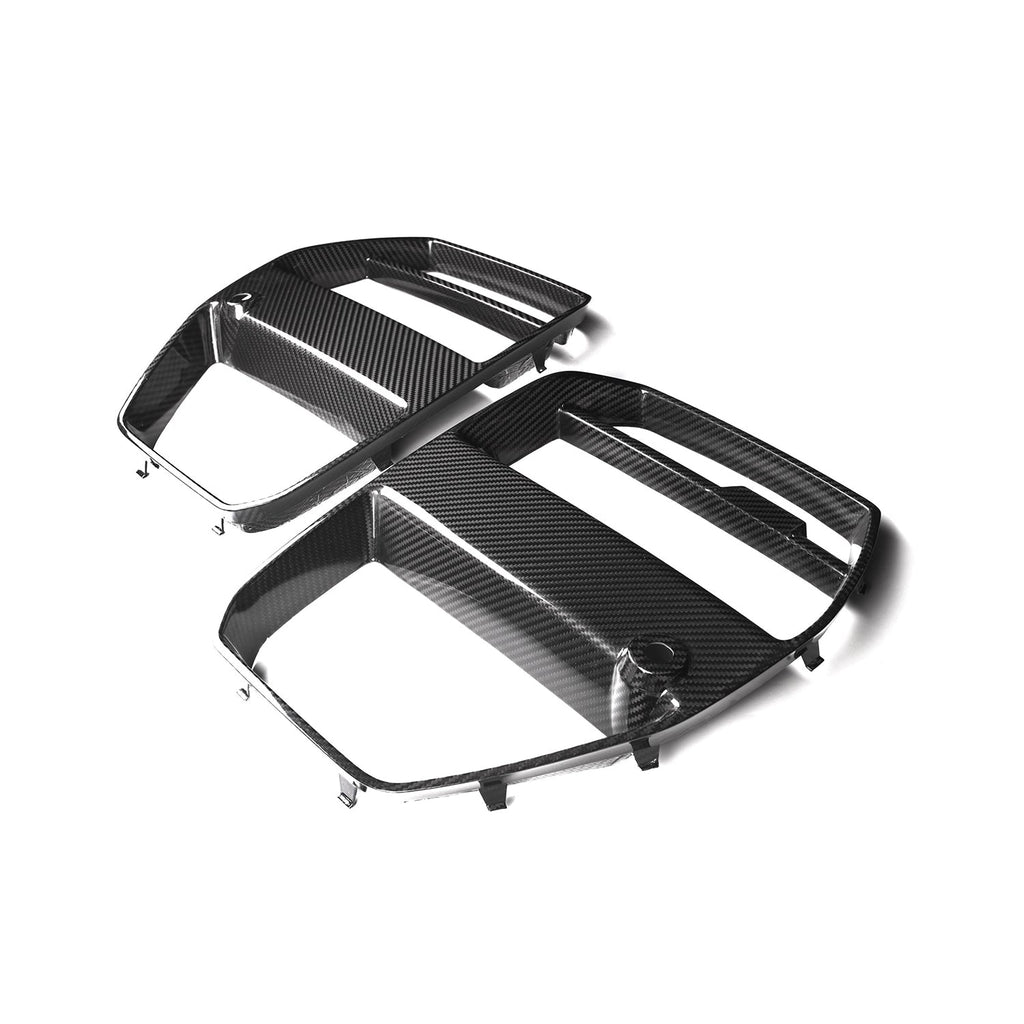 MHC+ BMW G80/G81 M3 & G82/G83 M4 Pre Preg Carbon Fibre GT Style Front Grille With ACC