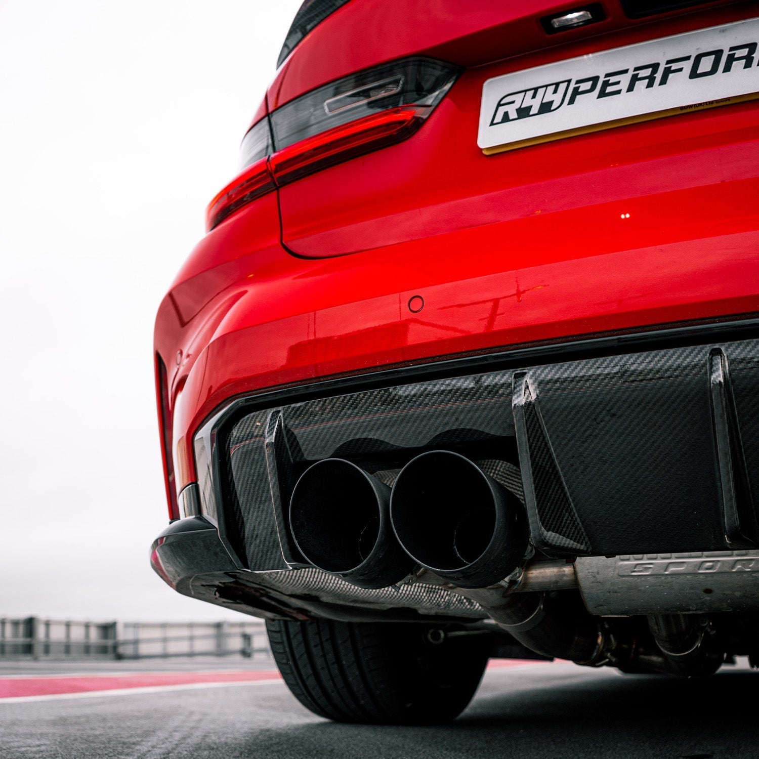 MHC+ BMW G80/G81 M3 & G82/G83 M4 Pre Preg Carbon Fibre OEM Style Rear Diffuser