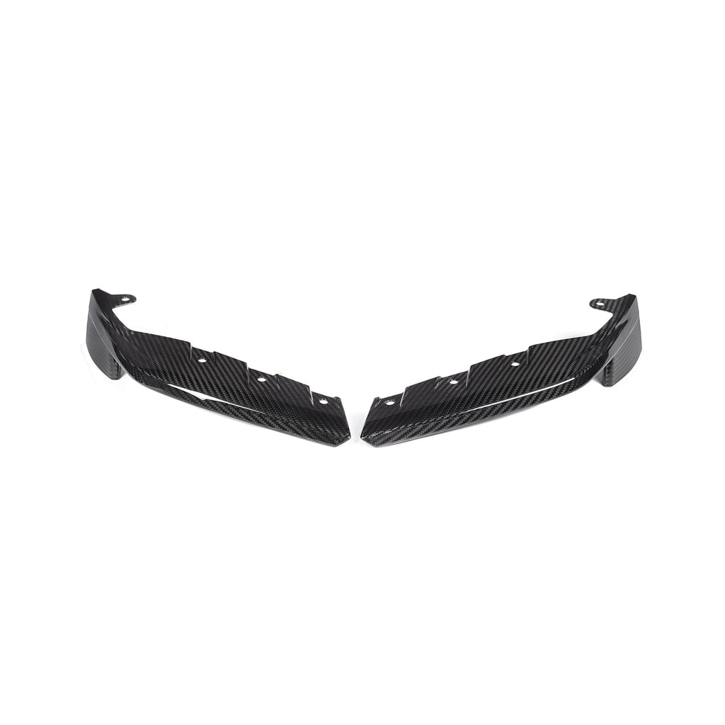 MHC+ BMW G80/G81 M3 & G82/G83 M4 Pre Preg Carbon Fibre OEM Style Replacement Front Side Splitters