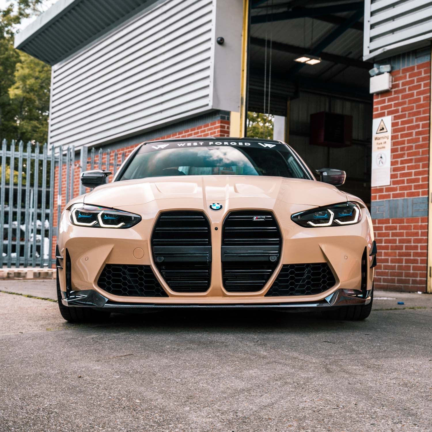 MHC+ BMW G80/G81 M3 & G82/G83 M4 Pre Preg Carbon Fibre Performance Style Front Splitter