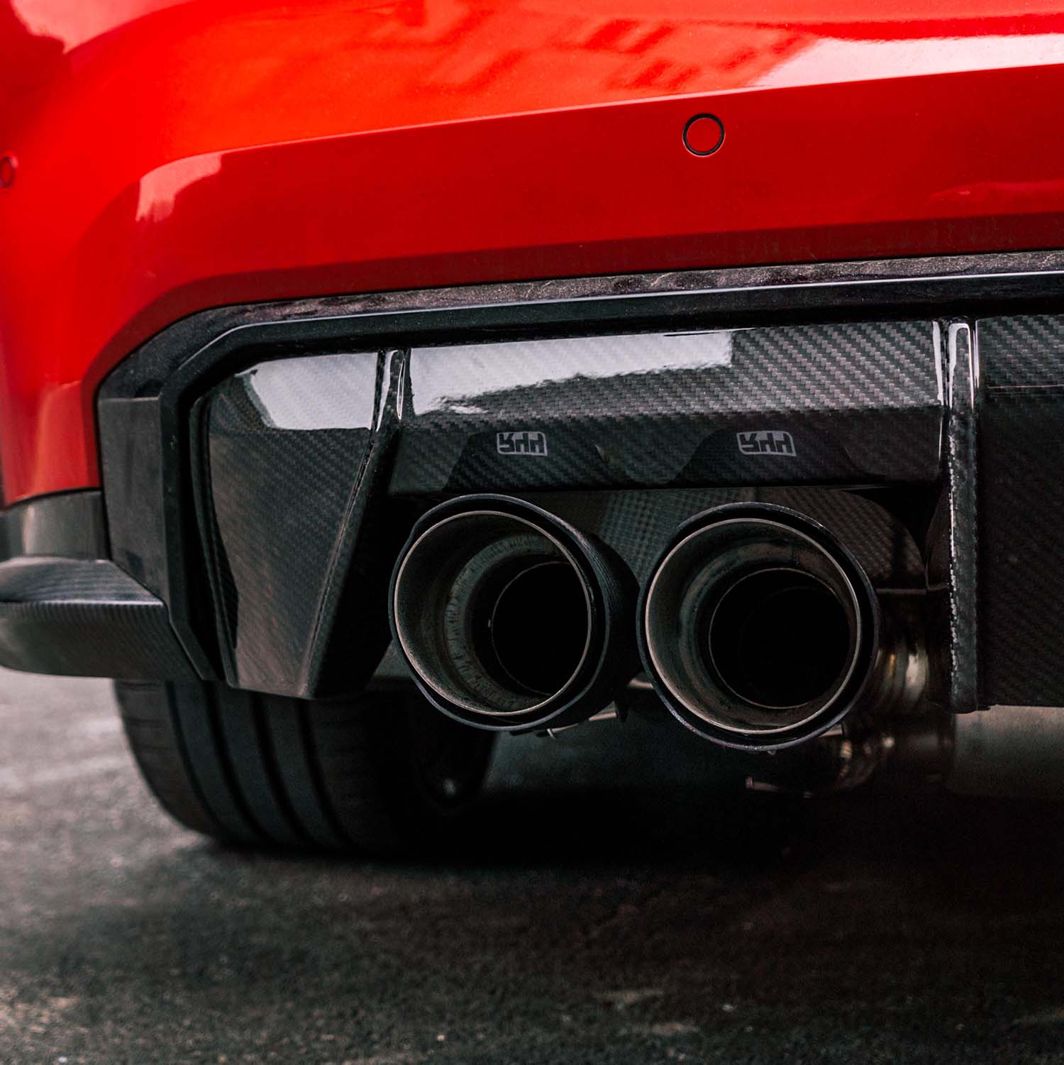 MHC+ BMW G80/G81 M3 & G82/G83 M4 Pre Preg Carbon Fibre Performance Style Rear Diffuser
