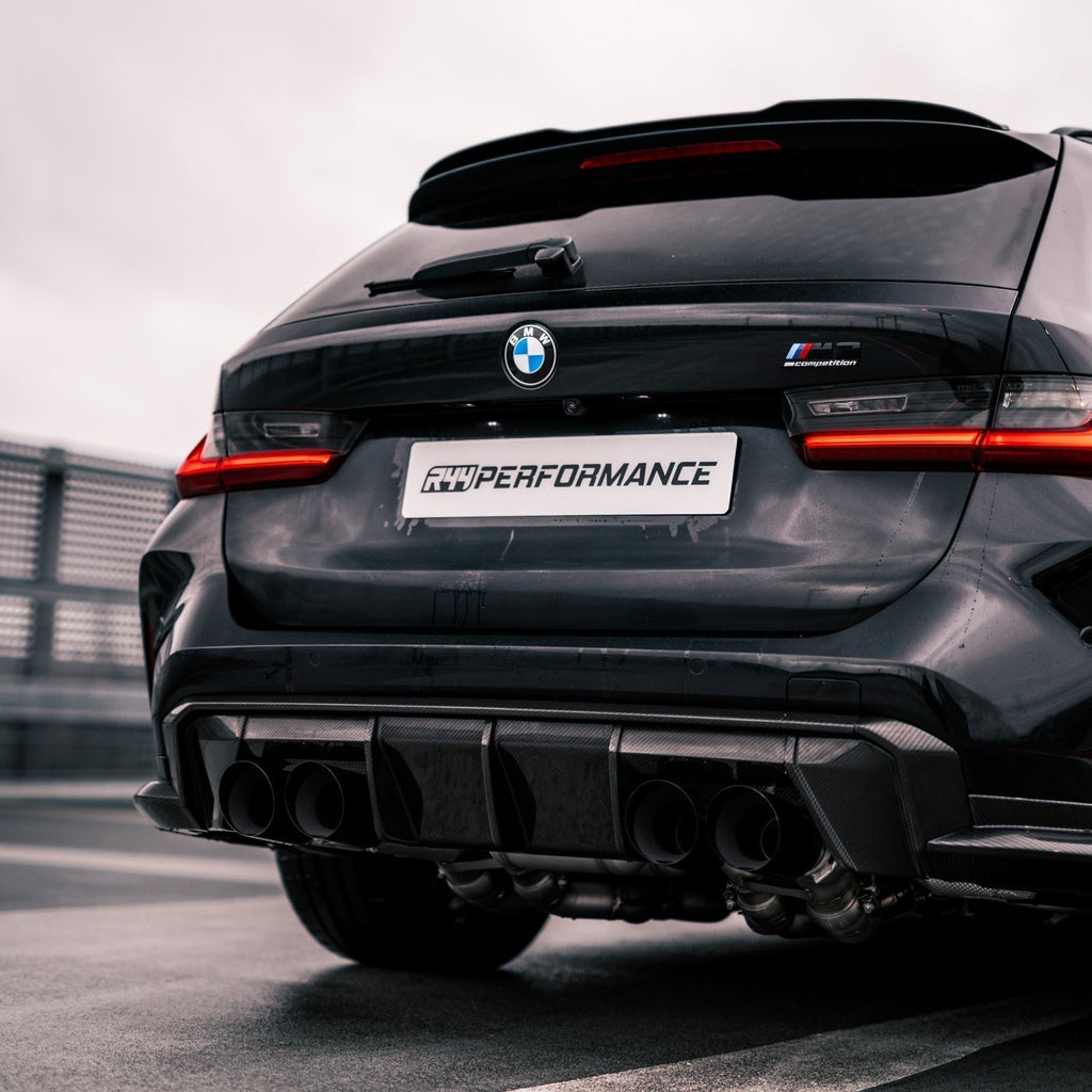 MHC+ BMW G80/G81 M3 & G82/G83 M4 Pre Preg Carbon Fibre Rear Bumper Insert