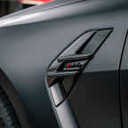 MHC+ BMW G82 & G83 M4 Pre Preg Carbon Fibre Side Fender Badge Covers