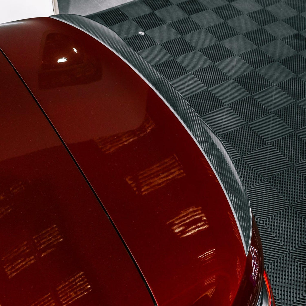 MHC+ BMW G83 M4 & G23 4 Series Cabriolet Pre Preg Carbon Fibre V Style Rear Spoiler