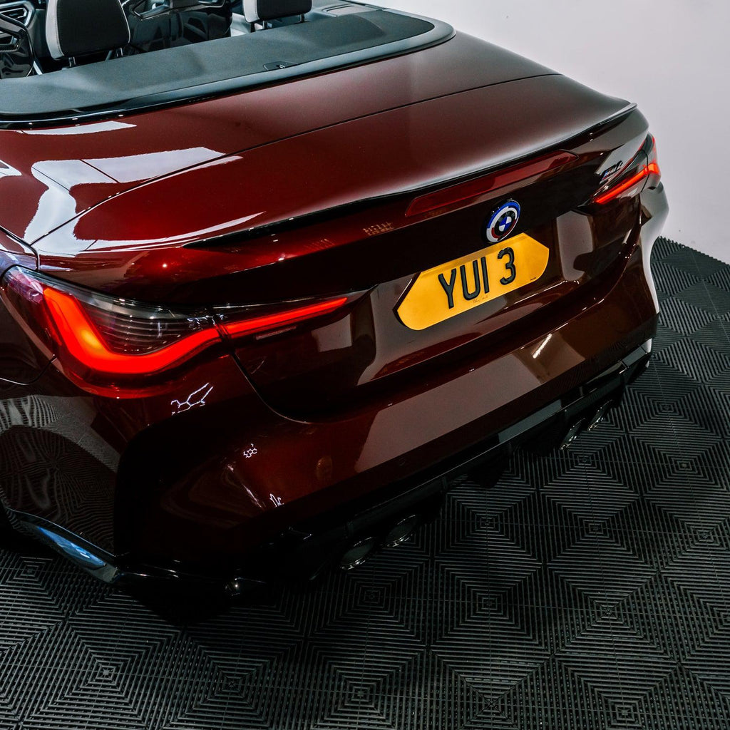 MHC+ BMW G83 M4 & G23 4 Series Cabriolet Pre Preg Carbon Fibre V Style Rear Spoiler