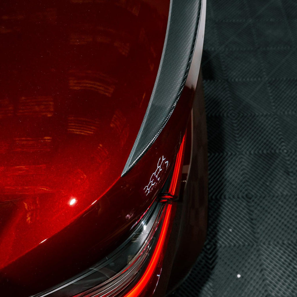 MHC+ BMW G83 M4 & G23 4 Series Cabriolet Pre Preg Carbon Fibre V Style Rear Spoiler