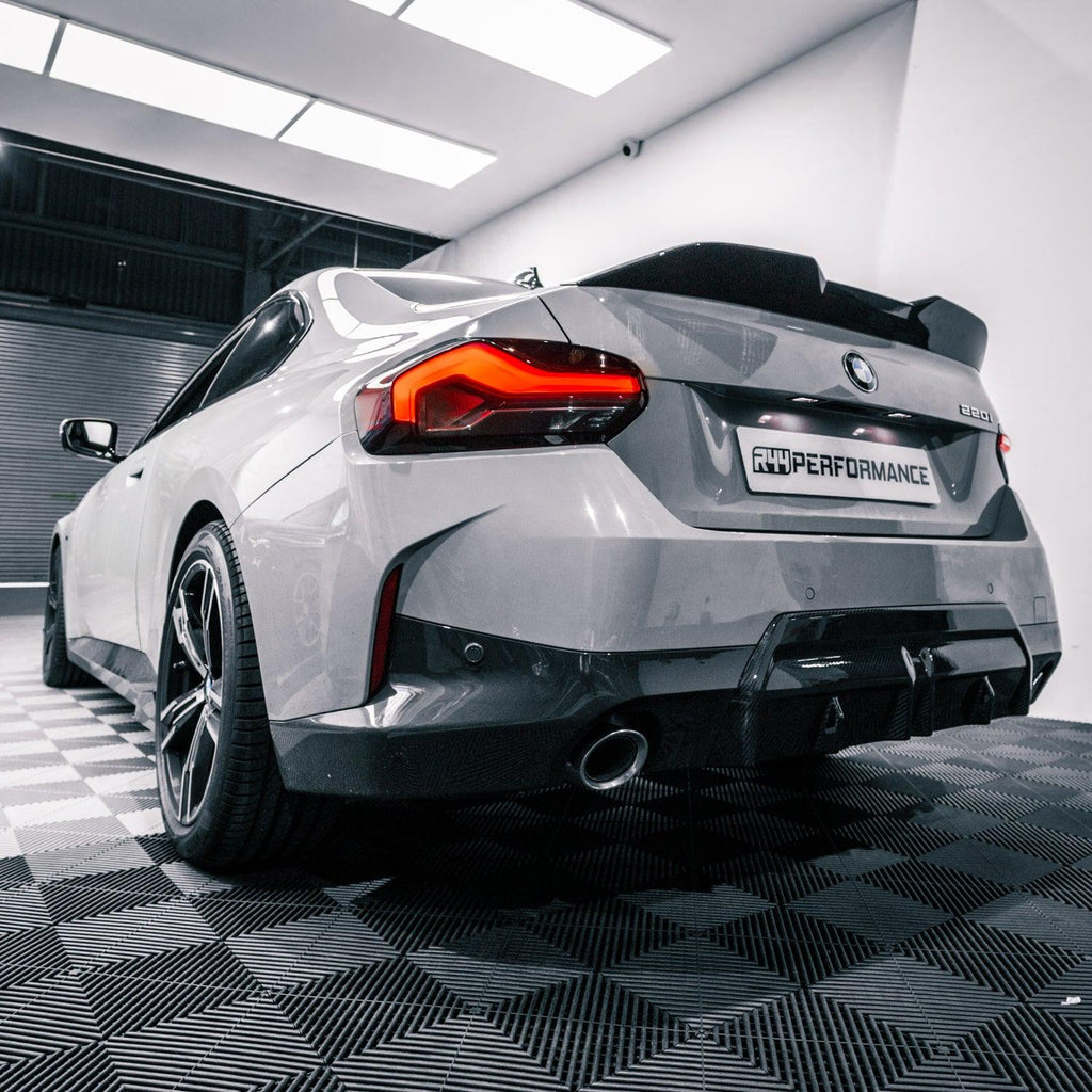 MHC+ BMW G87 M2 & G42 M240i Pre Preg Carbon Fibre Performance Style Rear Spoiler