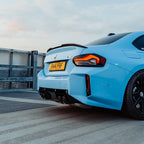 MHC+ BMW G87 M2 & G42 M240i Pre Preg Carbon Fibre V Style Rear Spoiler